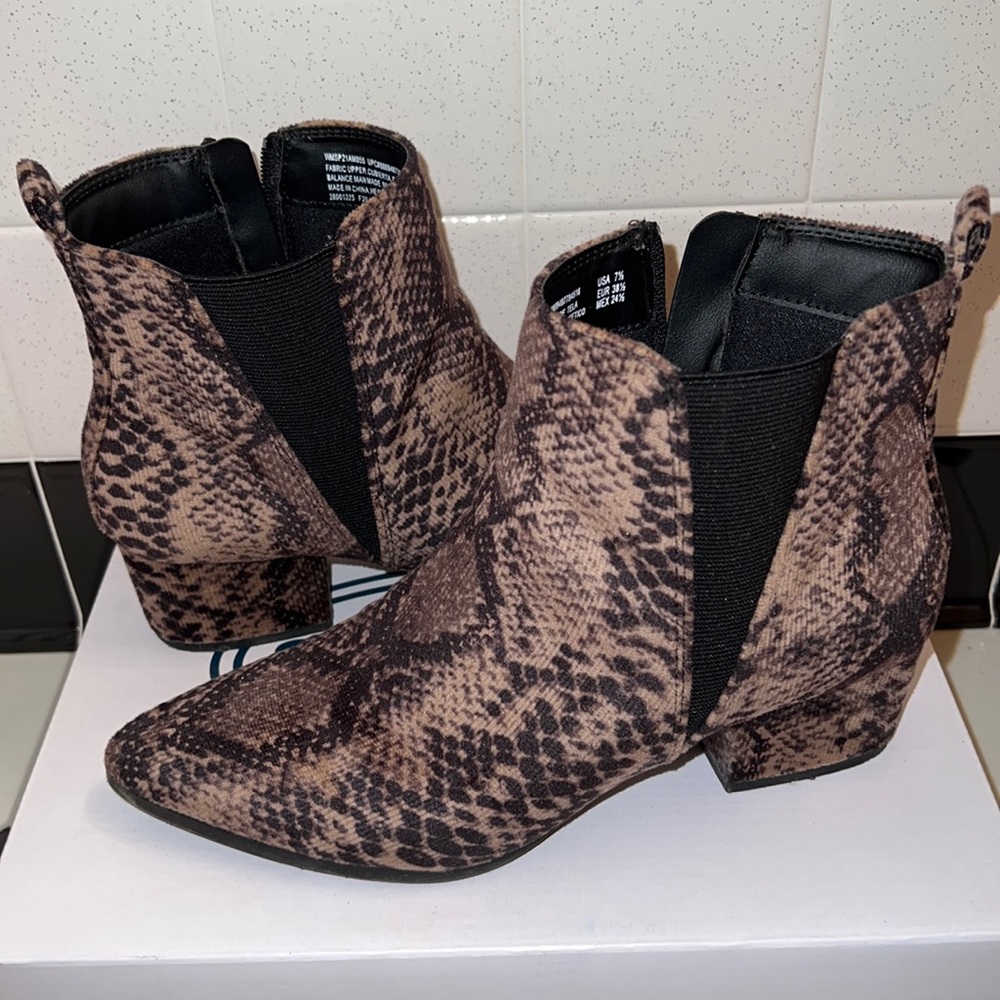 Suede booties